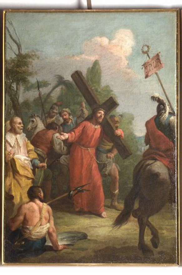 Gesù Cristo caricato della croce - Chiesa di S. Giobbe e S. Bernardino, Camposan Giobbe, Venezia